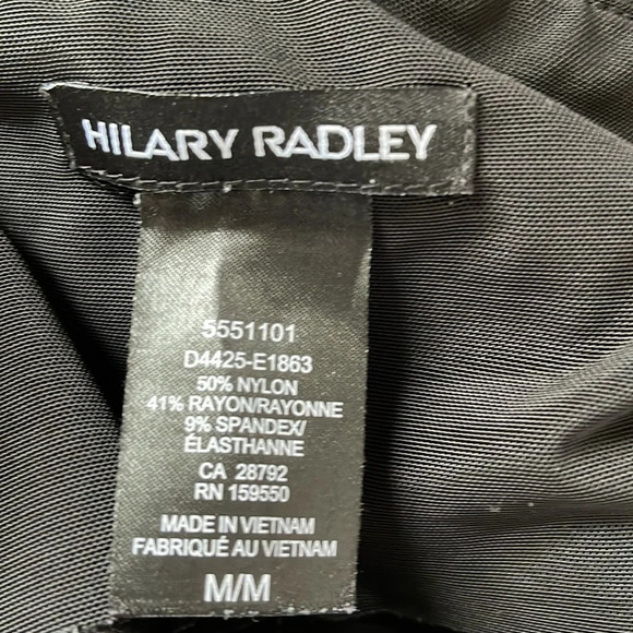 HILARY RADLEY Black Pull-on Skinny Dress Pants With  Tummy Control Size M - Picture 8 of 11